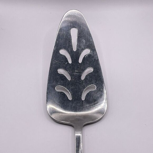 N.S.CO. National Stainless Steel CARLYLE Rose Cake Server Pie Silver Tone - Picture 8 of 9